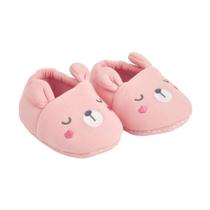 Pantufa Bebê Urso Rosa 18 a 24 Meses 17016 - Buba