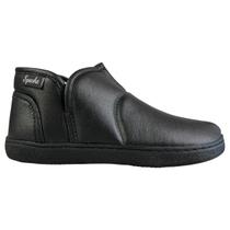 Pantufa Botinha Unissex Specht Forrada Pelos Inverno Sola Borracha Preta Cor:PretoTamanho:36 Pantufa Botinha Unissex Specht Forrada Pelos Inverno Sola Borracha Preta Cor:PretoTamanho:36