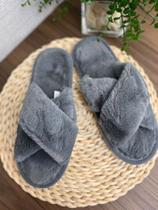 Pantufa Chinelo Adulto Peluciada Antiderrapante Inverno