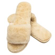 Pantufa Chinelo de Quarto Aberto Calçado Quentinho Feminino