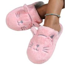 Pantufa Chinelo De Quarto Feminina Adulto Infantil pelúcia Antiderrapante