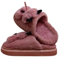 Pantufa Chinelo De Quarto Feminino Gato PU2577 Pantufa Chinelo De Quarto Feminino Gato PU2577