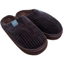 Pantufa chinelo de quarto fluer home em cotelê ref. ptf06148 Pantufa chinelo de quarto fluer home em cotelê ref. ptf06148