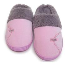 Pantufa Chinelo De Quarto Mule Plush Sandalia - Rosa - 37/38