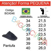 Pantufa Chinelo de Quarto Pelúcia Unissex Leve BGX046