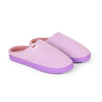 Pantufa Chinelo Feminina Anatômica Atoalhada Encanto Lilás