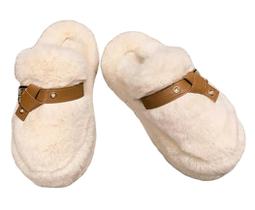 Pantufa Chinelo Feminino Peludo Confortável Antiderrapante