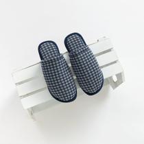 Pantufa Chinelo Masculino - Xadrez Mescla