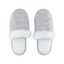 Pantufa Chinelo Tricô Cinza 38/39 Jolitex