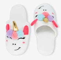 Pantufa Chinelo Unicórnio 3d Fofinho Pelúcia Zona Criativa Pantufa Chinelo Unicórnio 3d Fofinho Pelúcia Zona Criativa