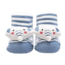 Pantufa com Chocalho Elefante Antiderrapante Bebê Pantufa com Chocalho Elefante Antiderrapante Bebê