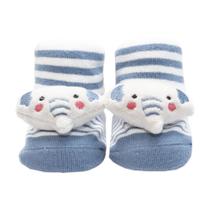 Pantufa com Chocalho Estímulo para os Primeiros Passos do Bebê - Clingo Pantufa com Chocalho Estímulo para os Primeiros Passos do Bebê - Clingo