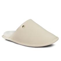 Pantufa de couro Feminina Urupema forrada em lã sintética Ref.:21807 Pantufa de couro Feminina Urupema forrada em lã sintética Ref.:21807