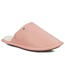 Pantufa de couro Feminina Urupema forrada em lã sintética Ref.:21807 Pantufa de couro Feminina Urupema forrada em lã sintética Ref.:21807