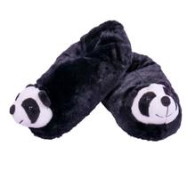 Pantufa De Panda Em Pelúcia Tamanho Adulto Fofinho
