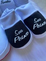 Pantufa de Time Suedine Sapatinho de Bebê
