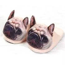 Pantufa Dog Bege Calçado Quentinho para Crianças Tamanhos 27 a 33