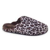 Pantufa Fem Leffa 597 Jaguar animal print inverno frio pelos