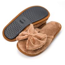 Pantufa Feminina Antiderrapante Super Fofinha e Resistente Chinelo de Quarto com Laço do 27 até 46 Pantufa Feminina Antiderrapante Super Fofinha e Resistente Chinelo de Quarto com Laço do 27 até 46