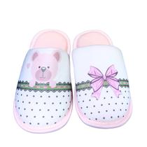 Pantufa Feminina chinelo de quarto ursinho antiderrapante Pantufa Feminina chinelo de quarto ursinho antiderrapante