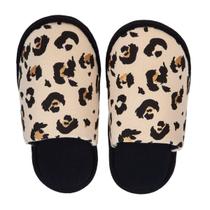 Pantufa Feminina Cotton Day Onça Estampada 18005 Pantufa Feminina Cotton Day Onça Estampada 18005