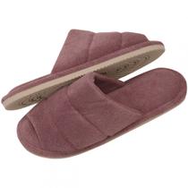 Pantufa Feminina em Atoalhado com Solado Plano Levite - Amora - 35/36
