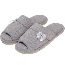 Pantufa Feminina em Malha de Algodão Levite Puff - Mescla - 35/36 Pantufa Feminina em Malha de Algodão Levite Puff - Mescla - 35/36