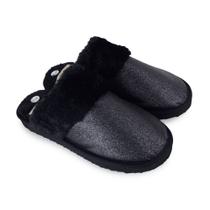Pantufa Feminina Europa Chinelo Home Office Preta - 929