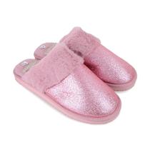 Pantufa Feminina Europa Chinelo Home Office Rosa - 929