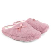 Pantufa Feminina Europa Chinelo Peludo Rosa - 859