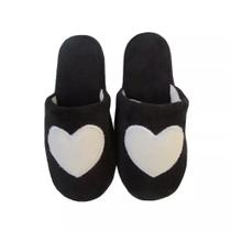 Pantufa Feminina Fechada Preta Basic+ Nº 35/36