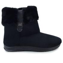 Pantufa Feminina Pegada Atoalhada Preta - 2660