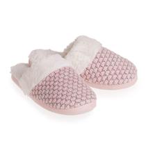 Pantufa Feminina Sofia Rosa Aberta Europa Ref.871