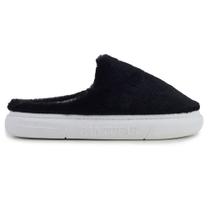 Pantufa Feminina Specht Mule Plush Peluciada Preta - 800