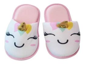 Pantufa Feminina Unicornio Chinelo Quarto