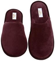 Pantufa Feminina Vinho Antiderrapante Cotton Ref.10201 Pantufa Feminina Vinho Antiderrapante Cotton Ref.10201