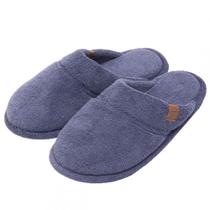 Pantufa Flex Puff: Estilo e Conforto Atoalhado - Índigo - 35/36