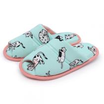 Pantufa Flexível Infantil Cotton Light Gatinho - 27/28
