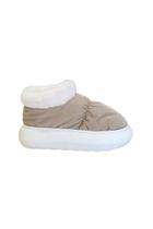 Pantufa Flowfa Nude Impermeável Peluciado Solado E.V.A