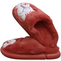 Pantufa Gato Da Sorte Chinelo De Quarto Feminino PU2581