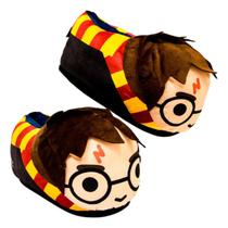 Pantufa Harry Potter 3d Warner Oficial Com Solado Emborracha