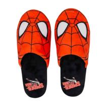 Pantufa Homem Aranha Spiderman Original Zona Criativa, Tamanhos 33 ao 44, Chinelo De Quarto Pantufa Homem Aranha Spiderman Original Zona Criativa, Tamanhos 33 ao 44, Chinelo De Quarto