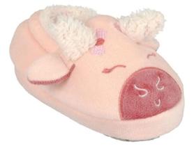 Pantufa Infantil Antiderrapante Menina Bebe Vaca Pimpolho