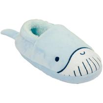 Pantufa Infantil Antiderrapante Menino Baleia Azul Pimpolho