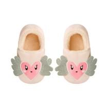 Pantufa Infantil Antiderrapante Pelúcia Coração Pimpolho Pantufa Infantil Antiderrapante Pelúcia Coração Pimpolho