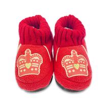 Pantufa Infantil Com Solado N 21/22 Vermelho