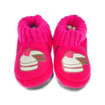 Pantufa Infantil com solado N 21 AO 30 Rosa Tamanho:25 Pantufa Infantil com solado N 21 AO 30 Rosa Tamanho:25