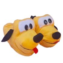Pantufa Infantil Confortavel Pluto 3D Persongem