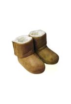 Pantufa Infantil Donna Laço Polar Kids Bege - Diversos Tamanhos