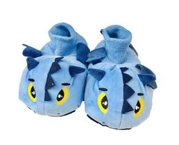 Pantufa Infantil Estampa 3D de Dinossauro Azul GZT Ref.1048